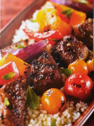 Moroccan Moroccan Lamb and Vegetable Kebab BBQ Grill