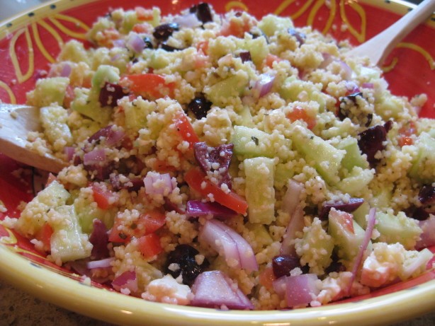 American Kittencals Greek Couscous Dinner