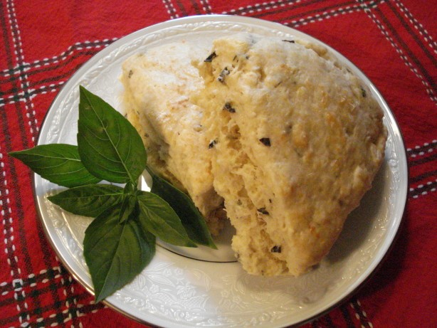 American Parmesan and Basil Scones Appetizer