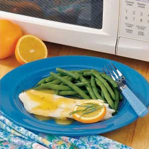 Australian Saucy Orange Roughy Dinner