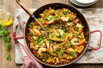 Spanish Saffron Chicken And Prawn Paella With Peas Recipe Appetizer