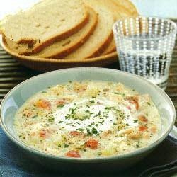 French Chowder Lososiowotomato Appetizer