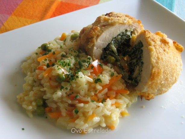 American Cream Cheese Spinach Stuffed Chicken Rolls 1 Dinner