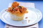American Baked Egg And Herb Filo Pies With Smoked Salmon Recipe Dinner