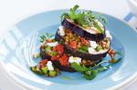 Australian Eggplant And Lentil Stacks Recipe Appetizer