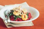British Beetroot Risotto With Seafood Marinara Recipe Appetizer