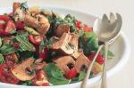 British Marinated Mushroom and Tomato Salad Recipe Drink
