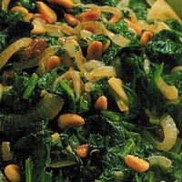 American Spinach With Raisins And Pine Nuts Appetizer