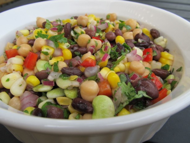 Australian Southwest Salad With Corn and Black Beans Appetizer