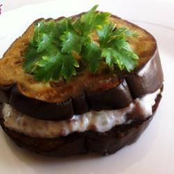 American Sanduichinho of Eggplant Appetizer