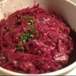 Blue with Red Cabbage recipe