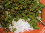 Indian Masala Beans Poriyal Dinner