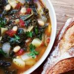 Italian Cabbage Soup with Beans Appetizer