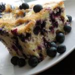 American Cake of Blueberries Dessert