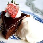 Cake with Chocolate Brownie Type recipe