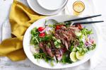 American Barbecued Chilli Beef Noodle Salad With Zingy Dressing Recipe Appetizer