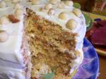American Tropical Carrot Cake with Coconut Cream Frosting Dessert