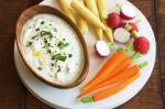 American Herbed Yoghurt Dip Recipe Appetizer
