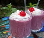 American Raspberry Cheesecake Smoothie Appetizer