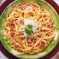 Italian Spaghetti Alla Carbonara Dinner