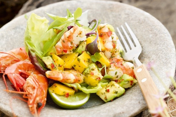 Australian Prawn Mango and Avocado Salad Recipe Dessert