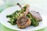 Australian Teriyaki Lamb Cutlets With Stirfried Greens Recipe Dinner