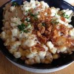 American Cheese Spatzle with  Cheeses Appetizer