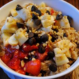 Australian Banana Split Oatmeal Dessert