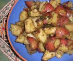 American Potato Fried in Garlic chauke Aaloo Dinner