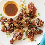 British Honey Sesame Grilled Chicken Wings BBQ Grill