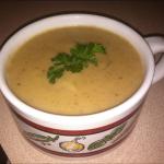 Australian Creamy  Vegan Potatoleek Soup Appetizer