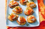 Canadian Smoked Salmon Party Bites Recipe Appetizer