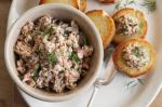 Canadian Smoked Salmon Tapenade With Garlic Toast Recipe Appetizer