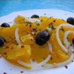Australian Salad of Orange and Spices Appetizer