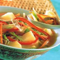 Chinese Chinese Potato and Pork Broth Soup