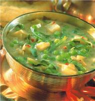 Indian Potato and Pea Soup recipe