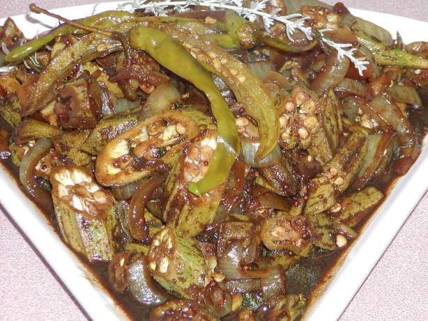 American Okra Vegetable Appetizer