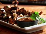 Canadian Chicken Skewers With Peanutginger Marinade Appetizer