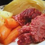 Canadian Old-fashion Corned Beef and Cabbage Dinner