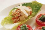 Australian Chicken Caesar Salad Boats Recipe Dinner