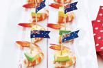 Australian Prawn And Avocado Skewers With Seafood Sauce Recipe Appetizer