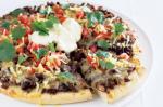 Australian Spicy Chilli Bean And Beef Pizza Recipe Appetizer