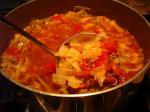 American Country Bean Beef and Cabbage Soup Dinner