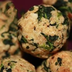 American Parmesan Spinach Balls Recipe Appetizer