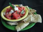 American Grilled Pita Salad Dinner