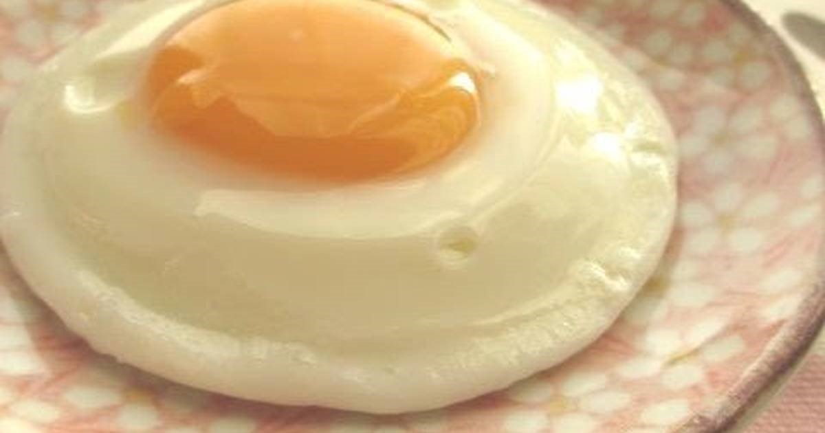 British Fried Egg For One made in a Microwave with No Oil 1 Appetizer