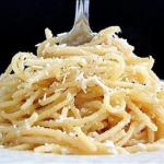 Spaghetti with Browned Butter and Mizithra Cheese  recipe