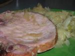 American Pork Chops With Sauerkraut and Apple Appetizer