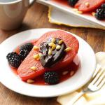 Canadian Slow Cooker Spiced Poached Pears Dessert