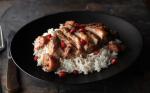 Iranian/Persian Fesenjan Redux roast Duck Breasts with Quince Pomegranate and Walnut Sauce Recipe Appetizer